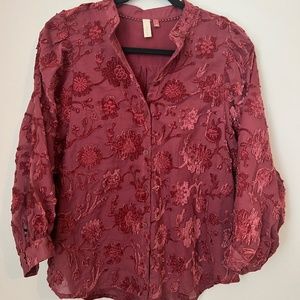 Anthropologie Pilcro & The Letterpress Cotton Blouse in Size Small